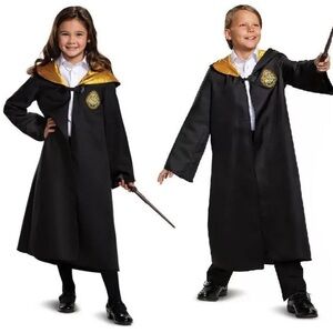 Harry Potter Child Unisex Hogwarts Halloween Costume Hooded Robe One Size #4281